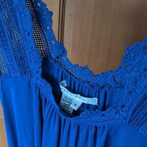 Royal blue, so pretty, mini dress